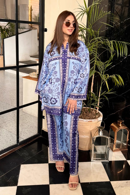 Tailored Co-ords Azure