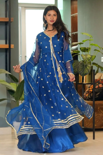 Tailored 3 Piece Embroidered Lehenga - Sienna