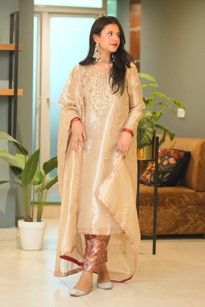 Tailored 3 Piece Adda Work - Nia