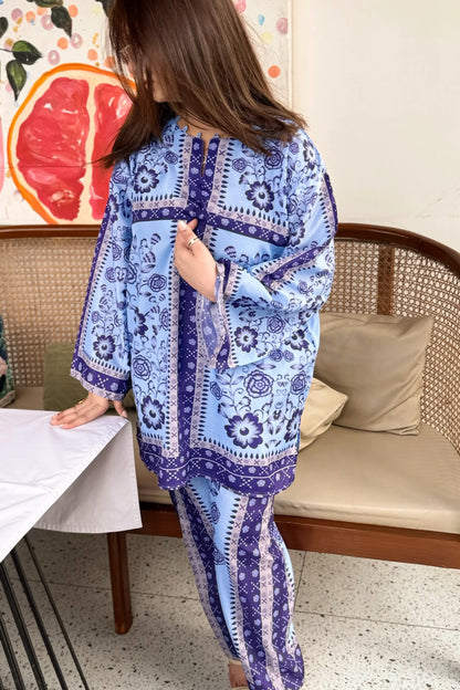 Tailored Co-ords Azure