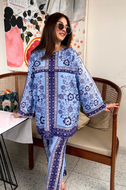 Tailored Co-ords Azure