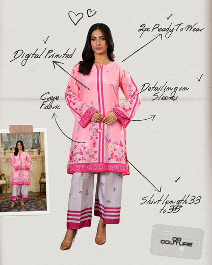 Tailored Co-ords PINK FLORAL