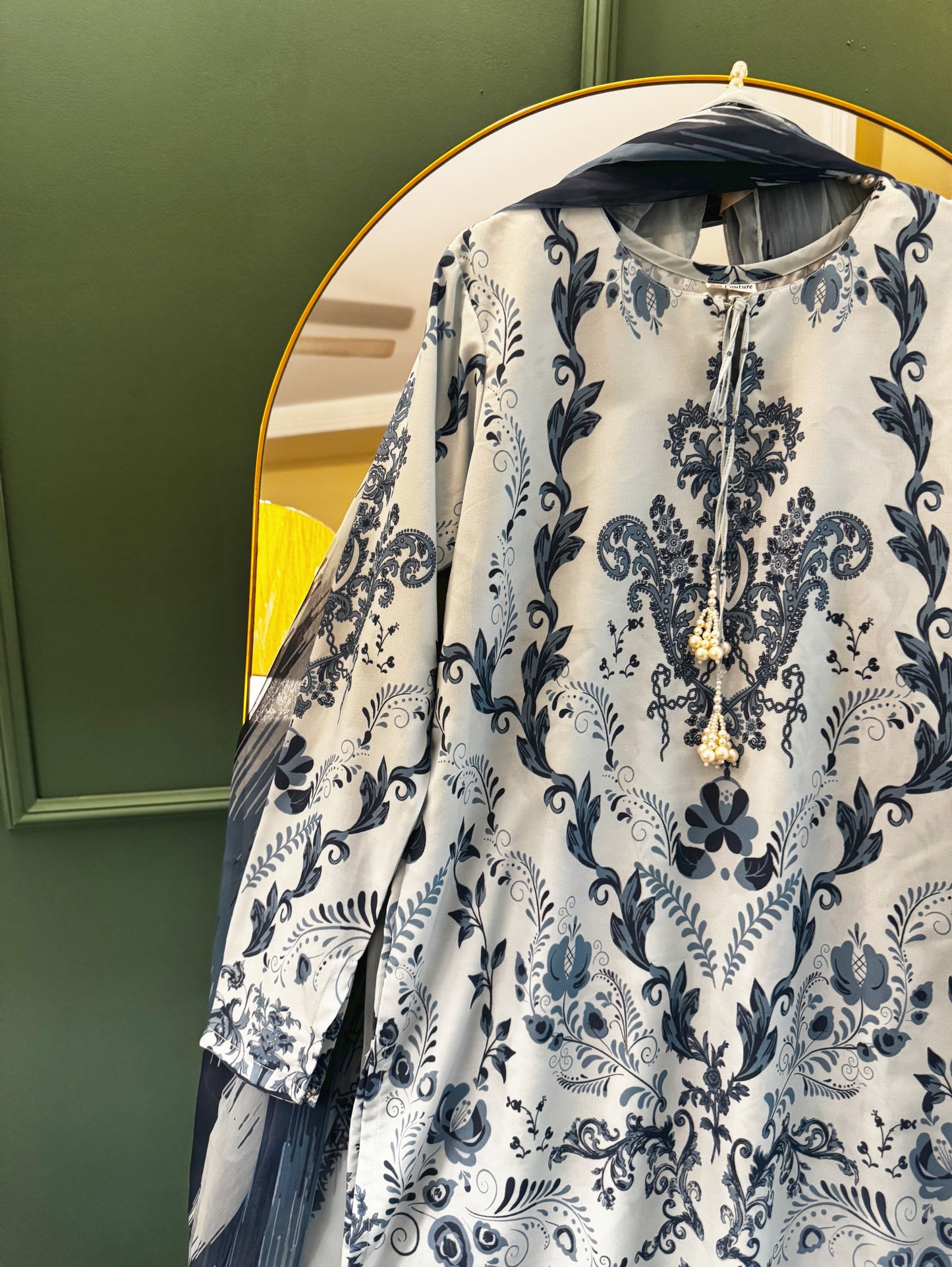 Sky Blue Farshi 3pc Ready To Wear