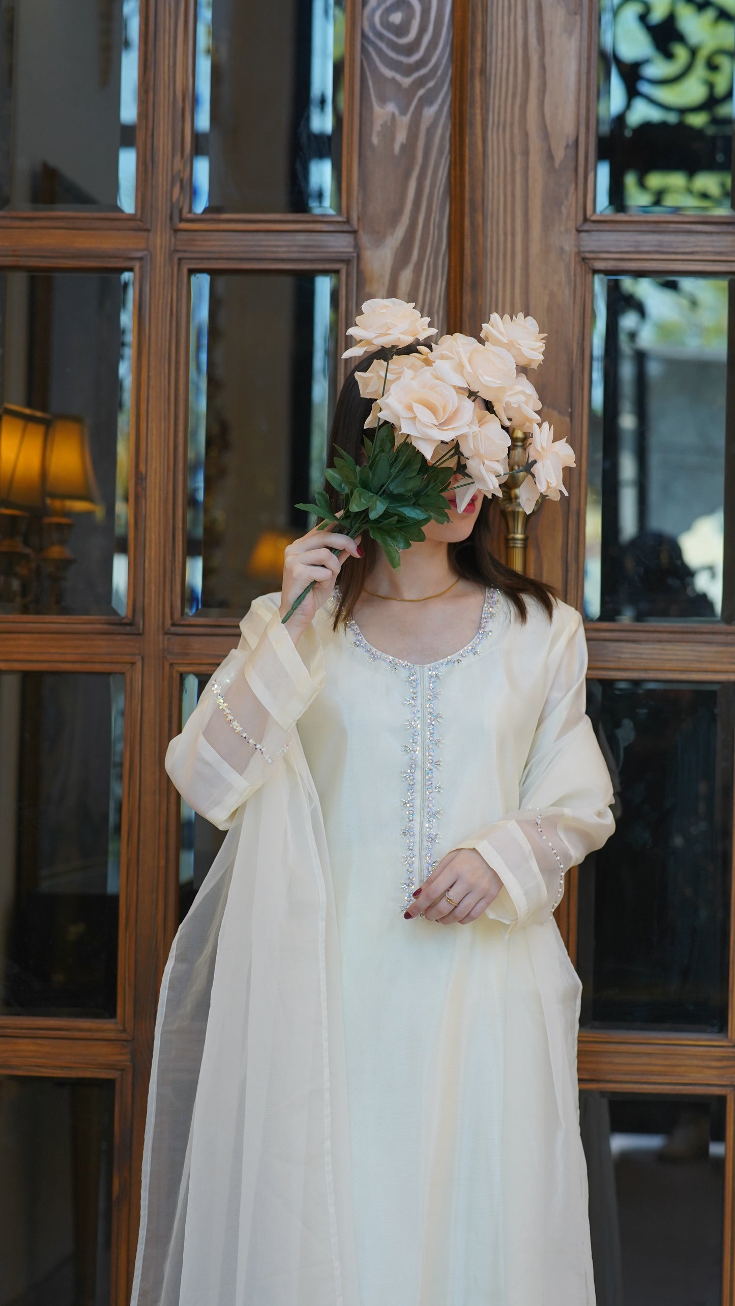 Hand Work Offwhite - Pearl