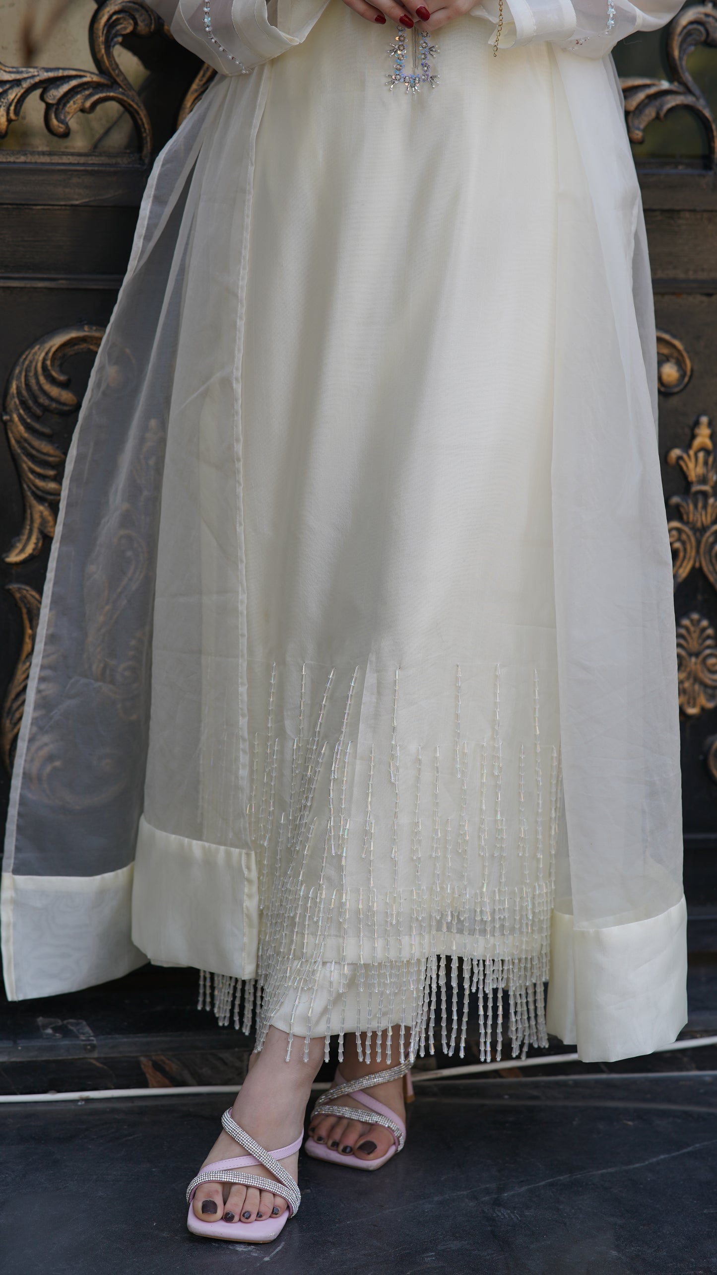 Hand Work Offwhite - Pearl